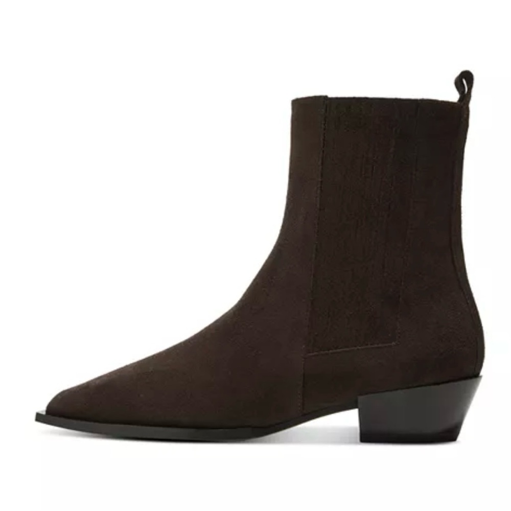 AEYDE Belinda Belinda Pointed Toe Block Heel Ankle Boots